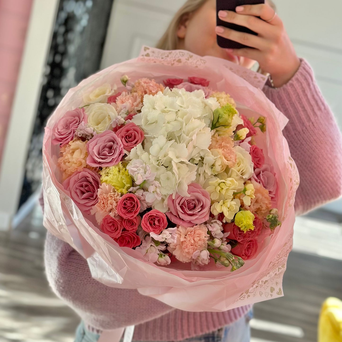 Designer's Choice Large bouquet, flower bouquet pink