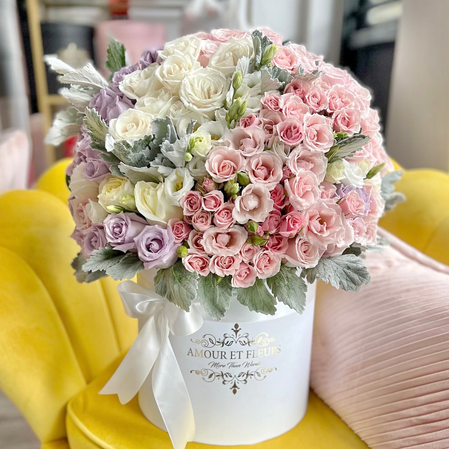 Dreamer in Paris Floral Arrangement, flower box