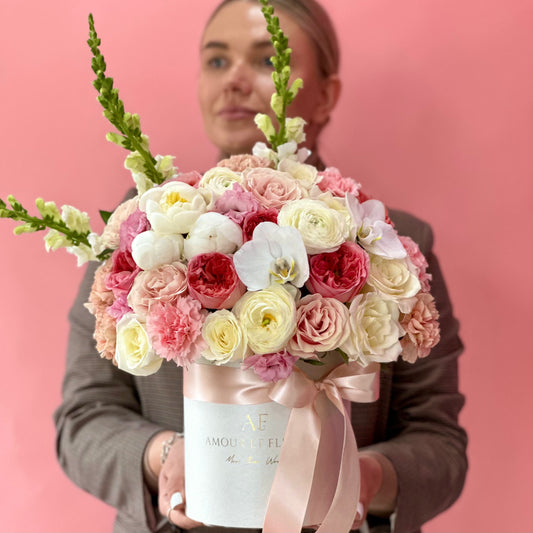 Candy Crush Floral Arrangement, flower box