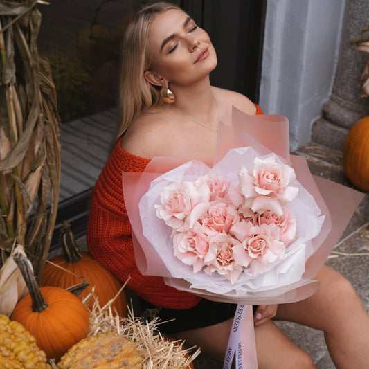 VD Pink French Roses Bouquet