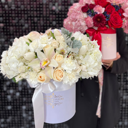 Royal petite Floral Arrangement ,with white orchid