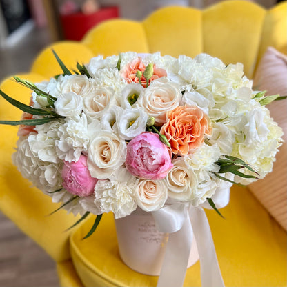 Royal petite Floral Arrangement , pink peony